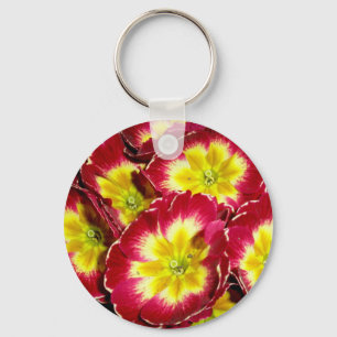 Sleutelhanger met rode gele primrose