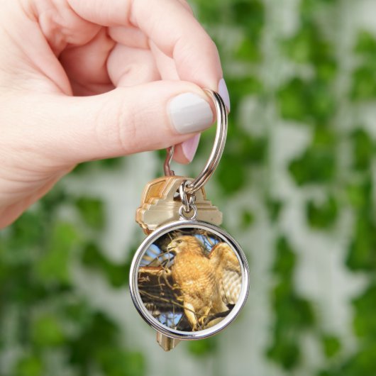 Sleutelhanger met rode schouderklopjes (Hand)