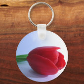 Sleutelhanger met rode tulpen (Voorkant)