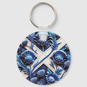 Sleutelhanger met Scottish Thistles Design