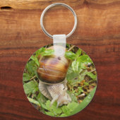 Sleutelhanger met slak. (Voorkant)