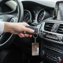 Sleutelhanger met tekst, foto en gepersonaliseerde