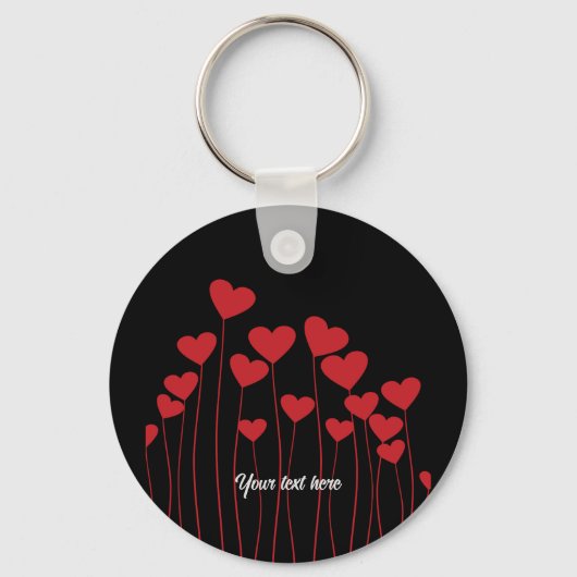 Sleutelhanger met tekst voor Valentijnsdag/liefde (Voorkant)