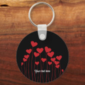 Sleutelhanger met tekst voor Valentijnsdag/liefde (Voorkant)