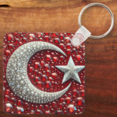 Sleutelhanger met Turks Kleuren Design (Achterkant)
