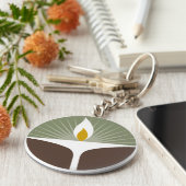 Sleutelhanger met UURockford logo (Zijkant)