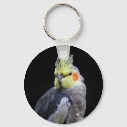 Sleutelhanger met Valletjesparkiet (Voorkant)