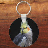 Sleutelhanger met Valletjesparkiet (Voorkant)
