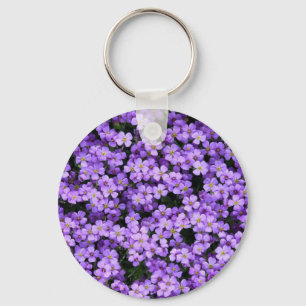 Sleutelhanger met Violet Flowers