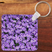 Sleutelhanger met Violet Flowers - Lente (Achterkant)