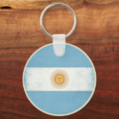Sleutelhanger met vlag van Argentinië (Voorkant)