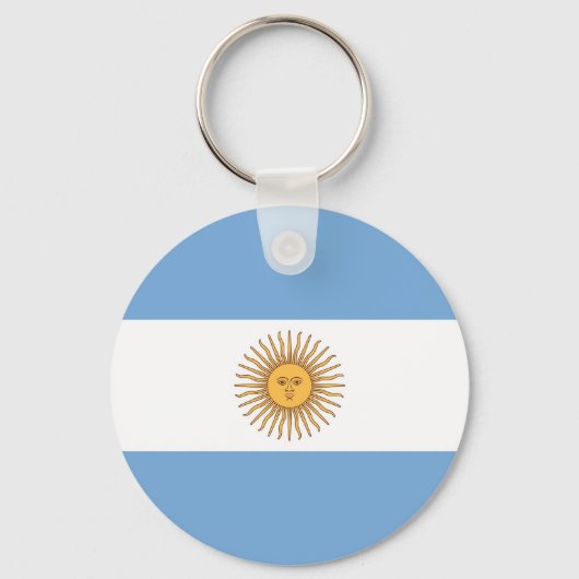 Sleutelhanger met vlag van Argentinië (Voorkant)