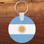 Sleutelhanger met vlag van Argentinië (Voorkant)