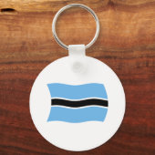 Sleutelhanger met vlag van Botswana (Voorkant)
