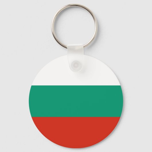Sleutelhanger met vlag van Bulgarije (Voorkant)