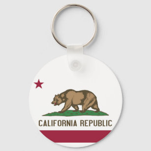 Sleutelhanger met vlag van Californië
