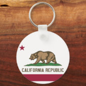 Sleutelhanger met vlag van Californië (Voorkant)