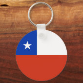 Sleutelhanger met vlag van Chili (Voorkant)