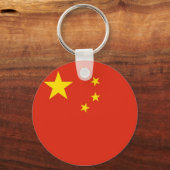 Sleutelhanger met vlag van China (Voorkant)