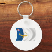 Sleutelhanger met vlag van de Azoren (Voorkant)