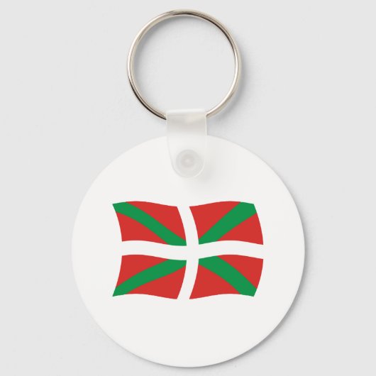 Sleutelhanger met vlag van de Basken (Voorkant)