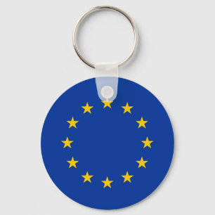 Sleutelhanger met vlag van de Europese Unie