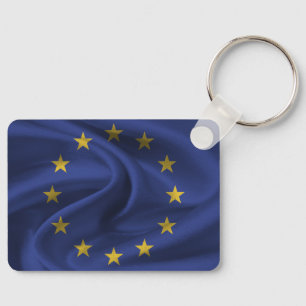 Sleutelhanger met vlag van de Europese Unie
