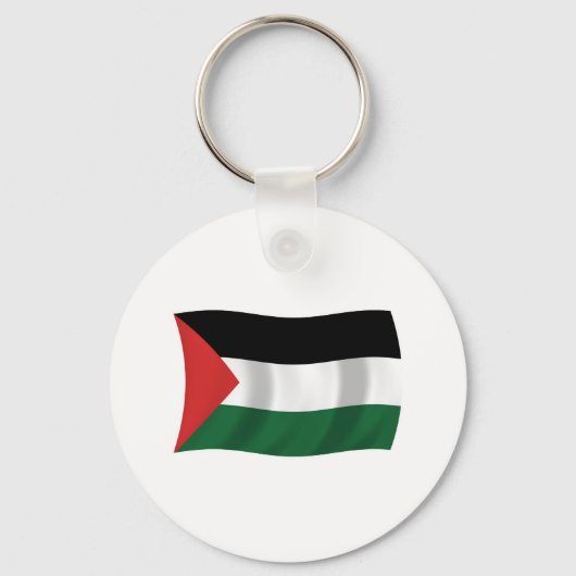 Sleutelhanger met vlag van de Palestijnse Autorite (Voorkant)