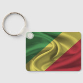 Sleutelhanger met vlag van de Republiek Congo (Achterkant)