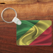 Sleutelhanger met vlag van de Republiek Congo (Achterkant)