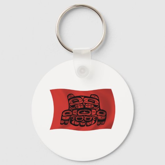 Sleutelhanger met vlag van de Skagit-stam (Voorkant)