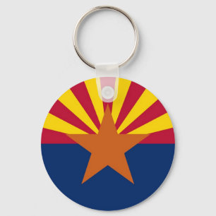 Sleutelhanger met vlag van de staat Arizona