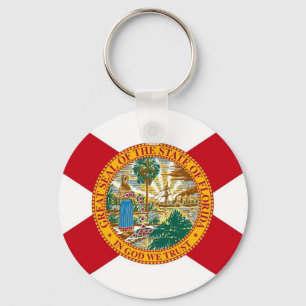 Sleutelhanger met vlag van de staat Florida