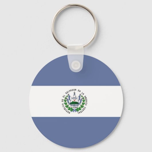 Sleutelhanger met vlag van El Salvador (Voorkant)