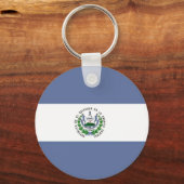 Sleutelhanger met vlag van El Salvador (Voorkant)