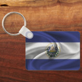 Sleutelhanger met vlag van El Salvador (Achterkant)