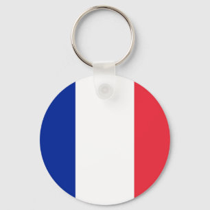 Sleutelhanger met vlag van Frankrijk