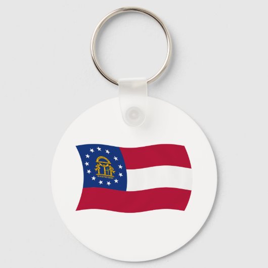 Sleutelhanger met vlag van Georgia (Voorkant)