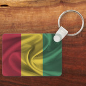 Sleutelhanger met vlag van Guinee (Voorkant)