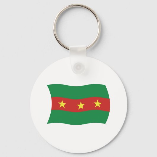 Sleutelhanger met vlag van het Ewe volk (Voorkant)