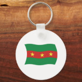 Sleutelhanger met vlag van het Ewe volk (Voorkant)