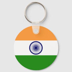 Sleutelhanger met vlag van India