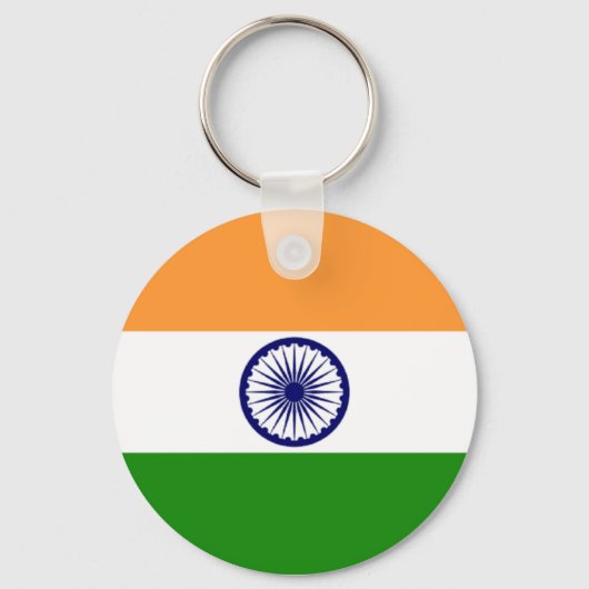 Sleutelhanger met vlag van India (Voorkant)