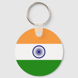 Sleutelhanger met vlag van India