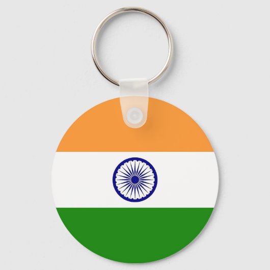 Sleutelhanger met vlag van India (Voorkant)