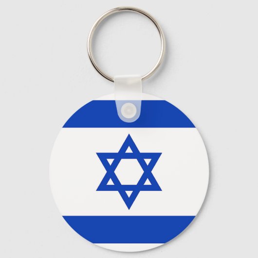 Sleutelhanger met vlag van Israël (Voorkant)