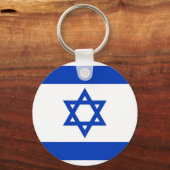 Sleutelhanger met vlag van Israël (Voorkant)