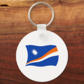 Sleutelhanger met vlag van Marshalleilanden (Voorkant)