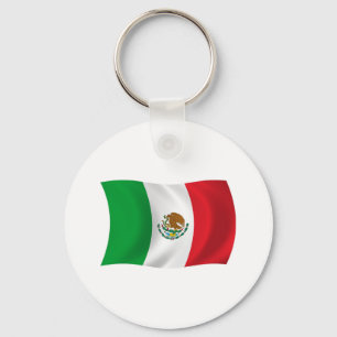 Sleutelhanger met vlag van Mexico