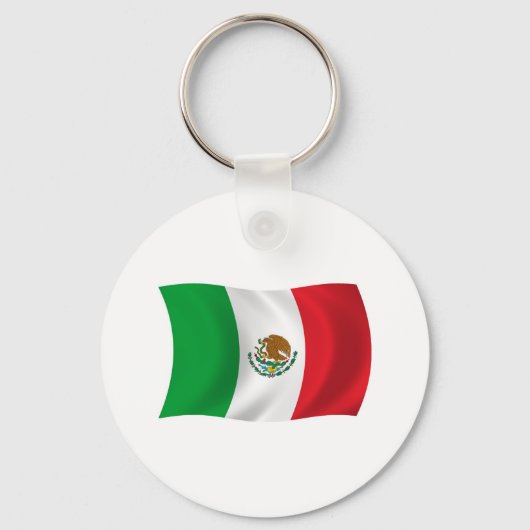 Sleutelhanger met vlag van Mexico (Voorkant)